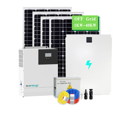 Wieloscenowy hybrydowy układ słoneczny Ultraprzenośny 5KW 10KW 20KW dla domu