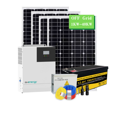 Wieloscenowy hybrydowy układ słoneczny Ultraprzenośny 5KW 10KW 20KW dla domu