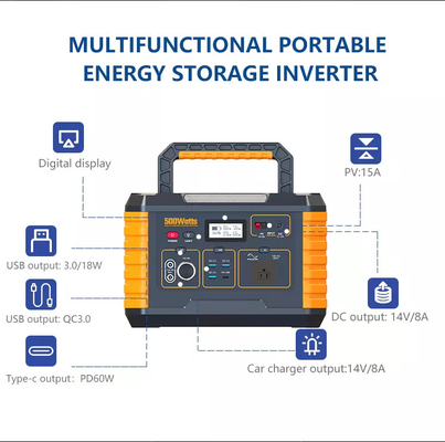 Przenośny generator elektrowni słonecznej 50Hz / 60Hz 500W Trwały