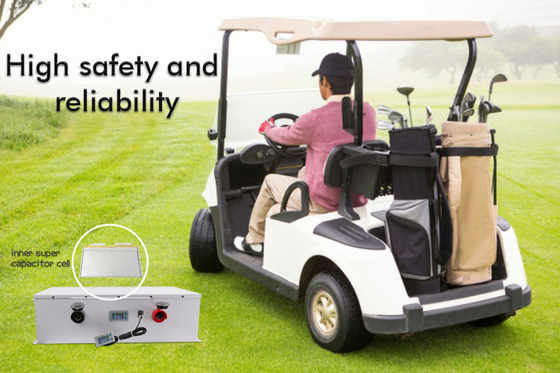 Odnawialne akumulatory do wózków golfowych 100ah Lipo, akumulator litowy do elektrycznego wózka golfowego 48V