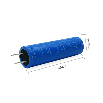 Grafen 2.7V 3000F Superkondensatory 18650 Bateria do szybkiego zbierania energii słonecznej