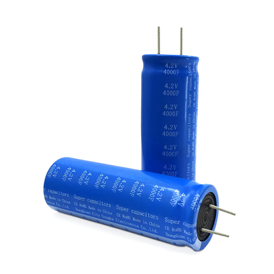 4.2V 4000F Radial Super Capacitor Battery Podwójna warstwa elektryczna do domowego systemu energetycznego