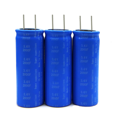 Podwójne elektryczne radialne kondensatory Farad Bateria 3.6v 2000f