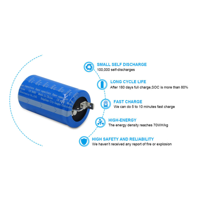 Superkondensatory Cell Lug 2,7 V 500 Farad Wymień baterie