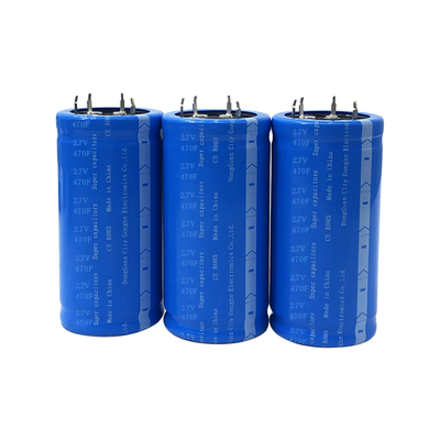 Superkondensator IP30 o dużej mocy 2,7V 470F 35x62Mm 0,45Wh